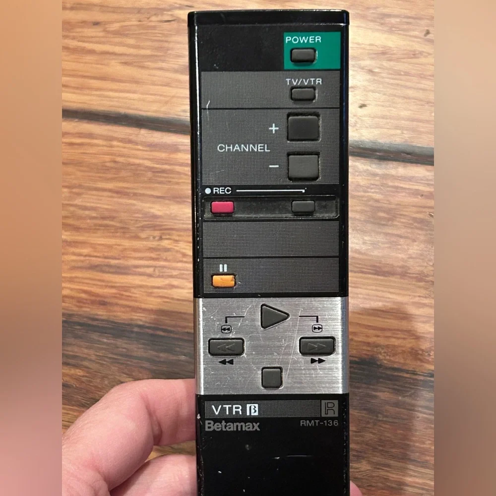 Sony RMT-136 Remote Control for Betamax Video Tape Recorder Player SL-100.